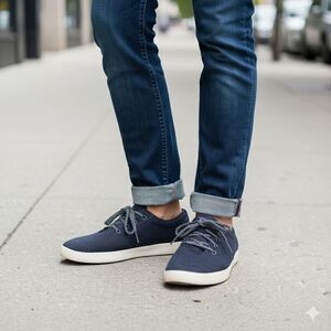 Allbirds Men's Wool Runners Dark Blue Size 8 sneakers eco friendly sustainable s